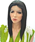 Natural afro Kinky Blow-out Italian Yaki "Thandie" Lace Front Wig - 100% Human Hair (10"-24")