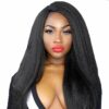 Natural afro Kinky Blow-out Italian Yaki "Thandie" Lace Front Wig - 100% Human Hair (10"-24")