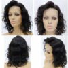 Short Ombre Curly Bob Body Wave Wig, Human Hair