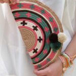 Wayuu Mochila Half Moon Clutch Bag