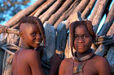 young himba girls