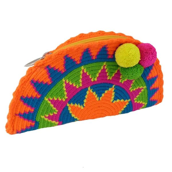 Wayuu Mochila Half Moon Clutch Bag