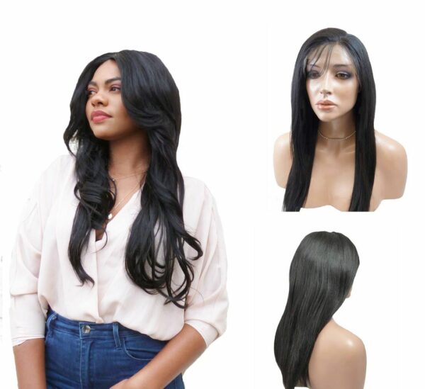 Yaki Straight Lace Front Wig Afro - Kenya